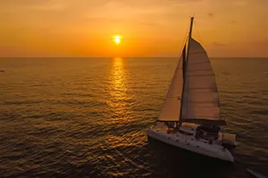 KAHUNG BEACH (CORAL ISLAND) & SUNSET PROTHEP CAPE & LEAM KRATING BY PRIVATE CATAMARAN