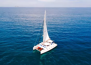 KAHUNG BEACH (CORAL ISLAND) BY PRIVATE CATAMARAN